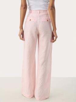 Part Two Ninnes Linen Relaxed Straight Leg Trousers - view 2, Lotus