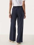 Part Two Evalynn Easy Fit Wide Leg Trousers, Navy