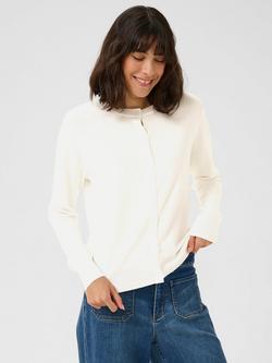 KAFFE Lizza Cardigan, Chalk