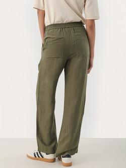 Part Two Eniola Linen Blend Trousers - view 2, Kalamata