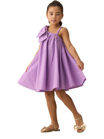 Angel & Rocket Kids' Swing Dress, Purple - view 2, Purple