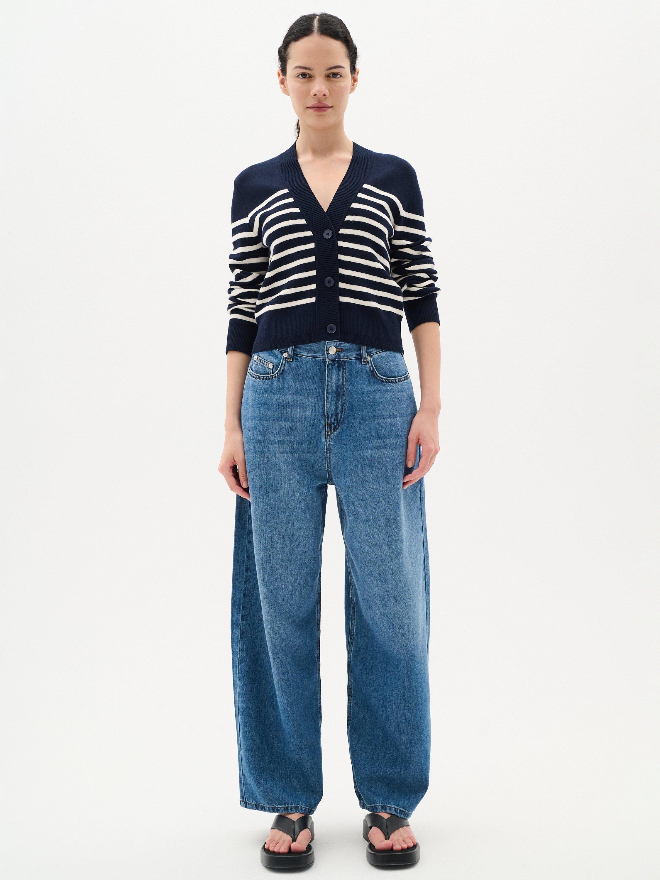 Product image 2 of 4, which shows InWear Sophina Organic Cotton Rich Jeans, Blue Washed, 27R