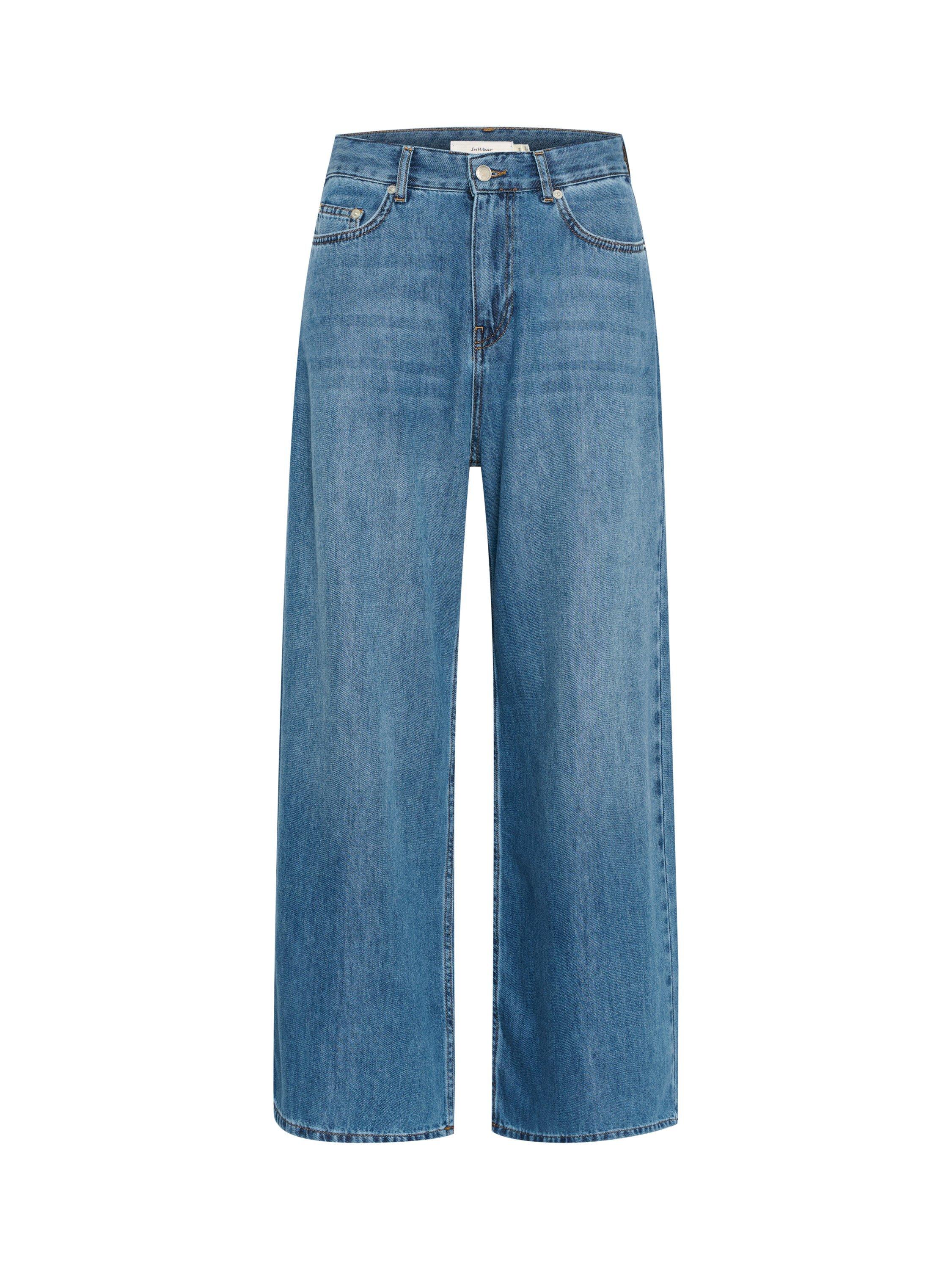 Product image 3 of 4, which shows InWear Sophina Organic Cotton Rich Jeans, Blue Washed, 27R