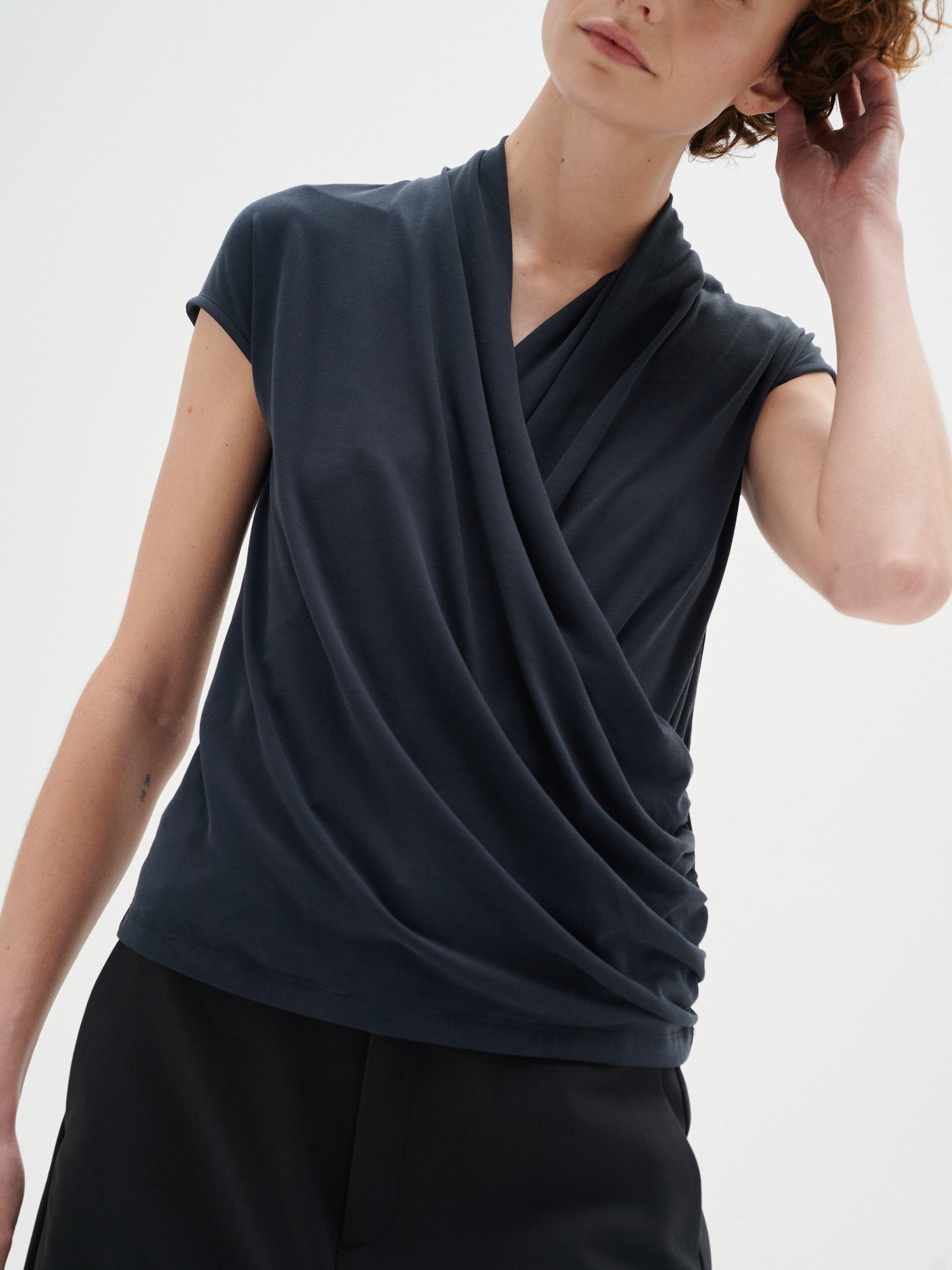 InWear Velora Wrap Top, Black