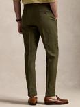 Ralph Lauren Linen Textured Slub Tailored Trousers, Armadillo