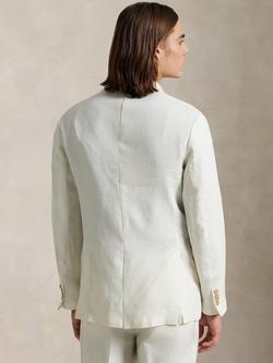 Ralph Lauren Linen Single Breasted Suit Jacket, Cream - view 2, Cream