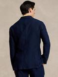 Ralph Lauren Linen Single Breasted Suit Jacket, Navy