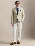 Ralph Lauren Solid Linen Jacket, Spring Beige