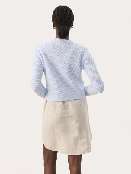 Part Two Elmie Textured Cardigan - view 2, Heather