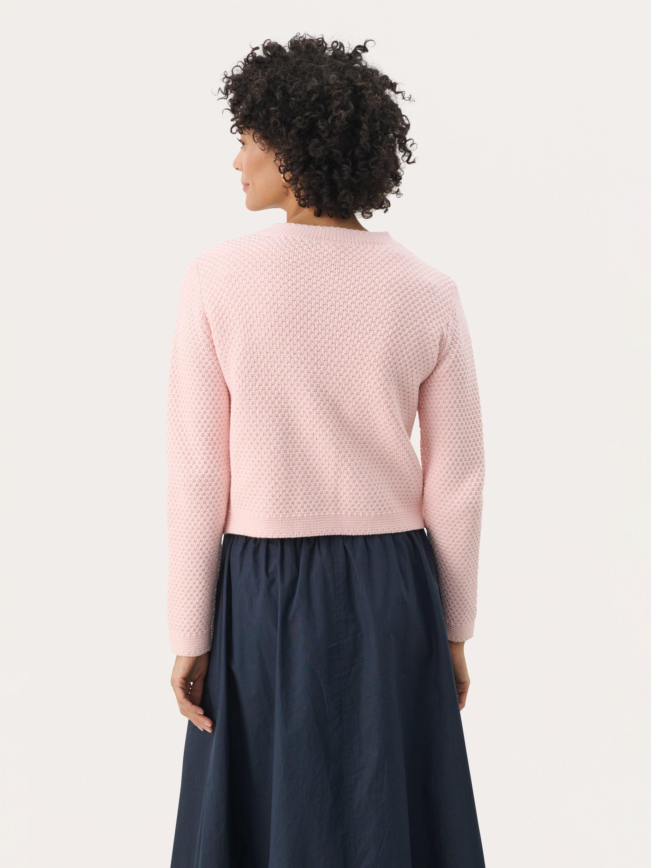 Product image 2 of 6, which shows Part Two Elmie Textured Cardigan, Lotus, XS