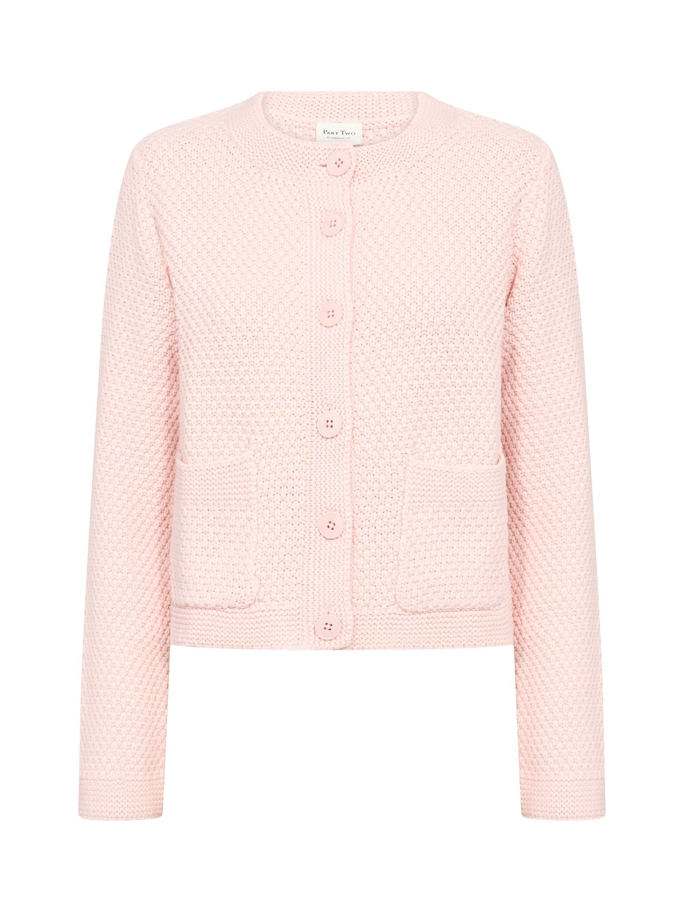 Product image 5 of 6, which shows Part Two Elmie Textured Cardigan, Lotus, XS