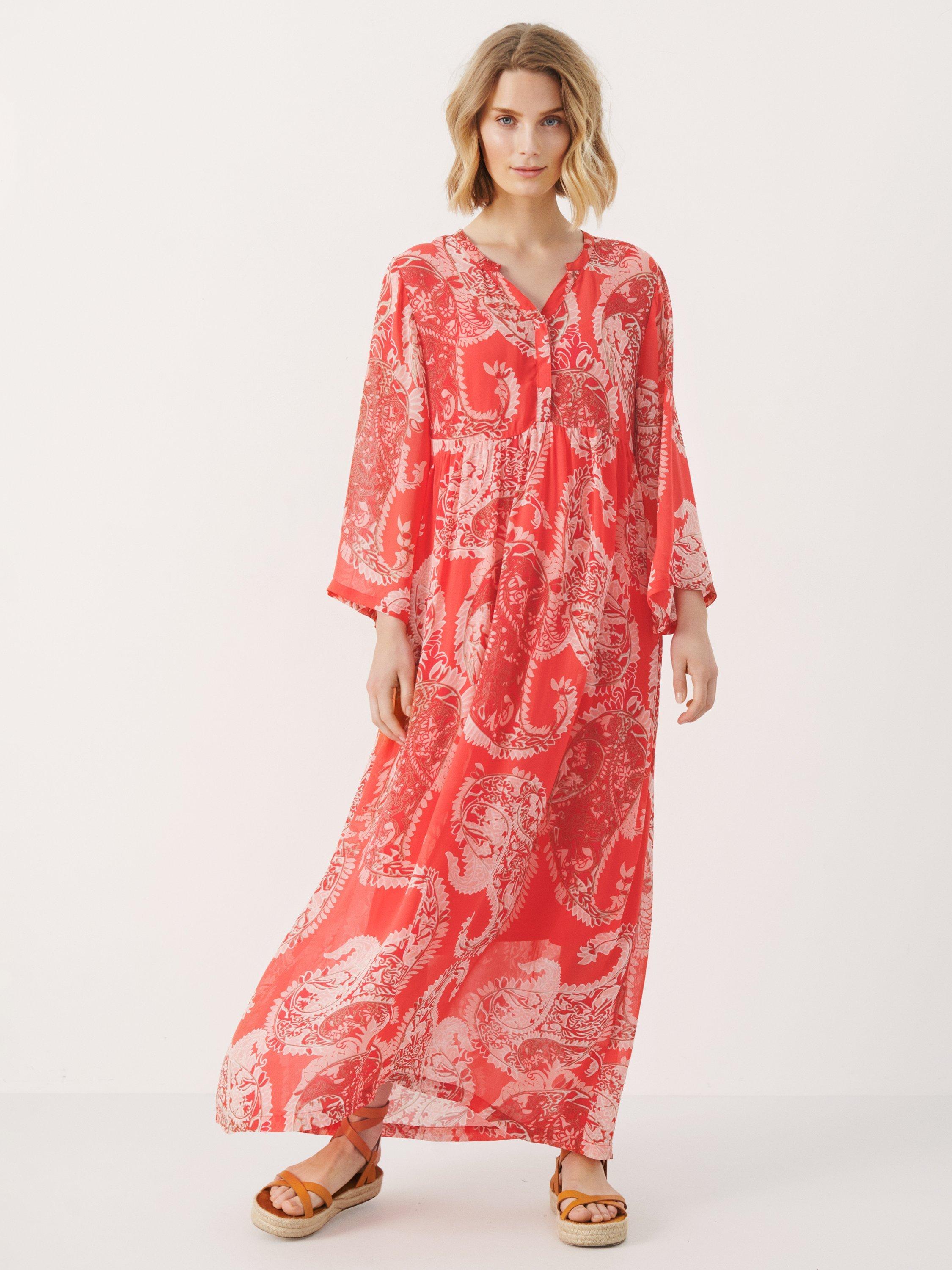 Part Two Polonia Paisley Dress, Red