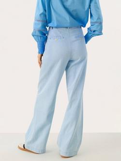Part Two Coralie Wide Leg Jeans, Light Blue - view 2, Light Blue