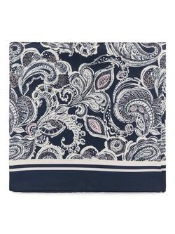 Part Two Najia Paisley Scarf, Navy