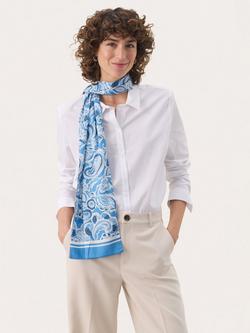 Part Two Najia Paisley Scarf - view 2, Silver Lake