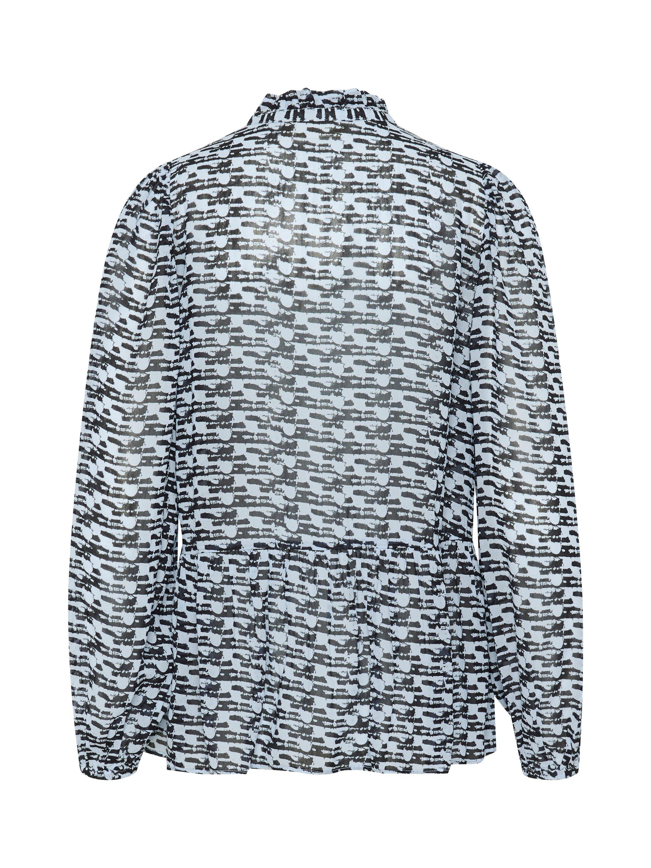 Product image 6 of 6, which shows InWear Cessie Graphic Sheer Shirt, Blue/Multi, 8