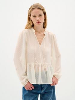 InWear Cibil Swiss Dot Top, Cream