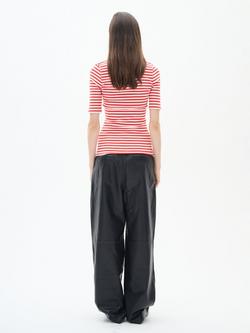InWear Dagna Stripe T-Shirt, Red/White - view 2, Red/White