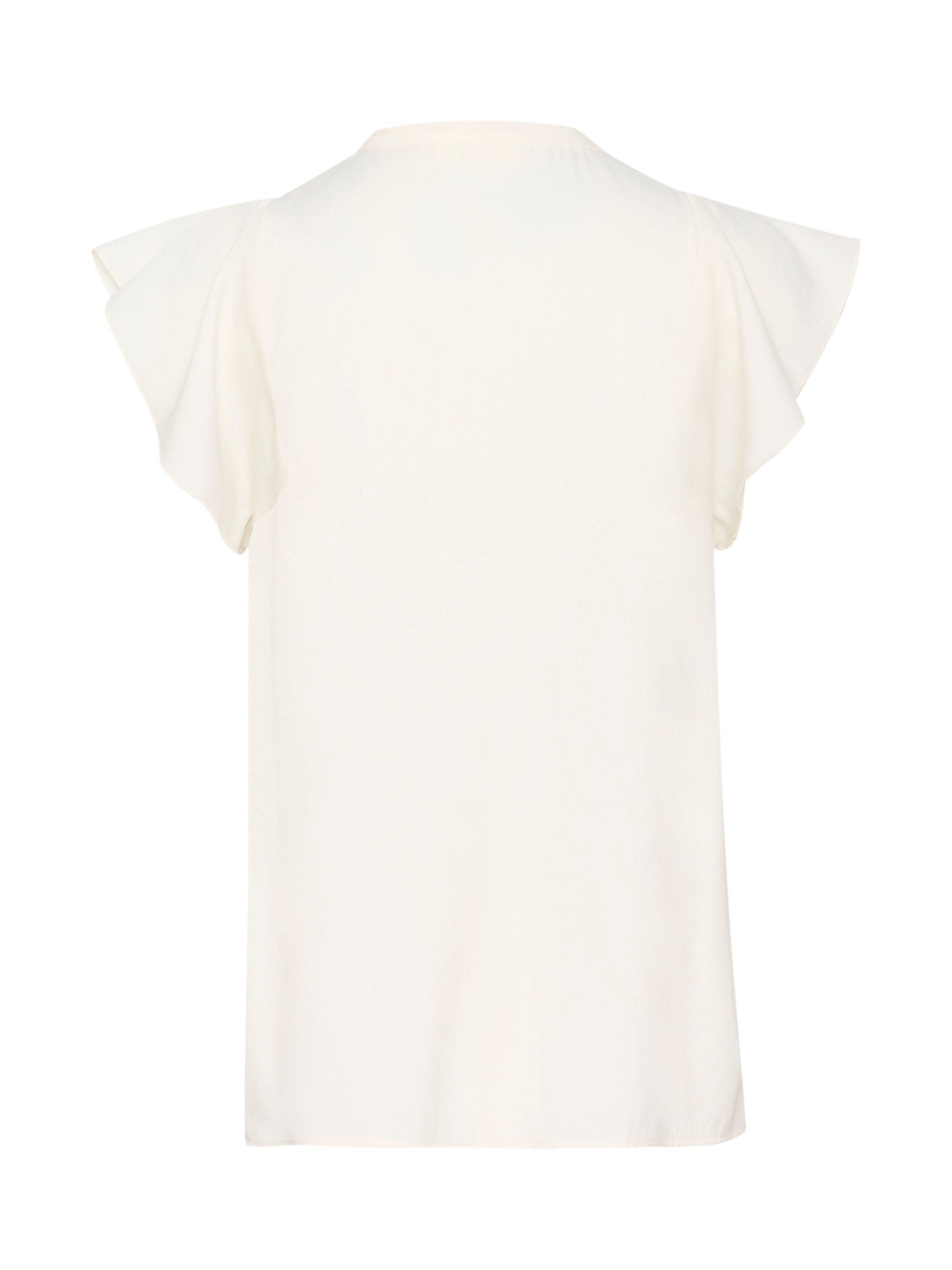 Product image 6 of 6, which shows InWear Cidenza Notch Neck Top, Whisper White, 12
