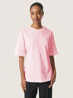 Soaked In Luxury Coreen Flare Hem T-Shirt, Ballerina