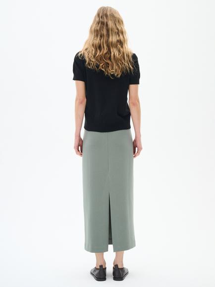 InWear Aida Stretch Maxi Skirt, Agave Green - view 2, Agave Green