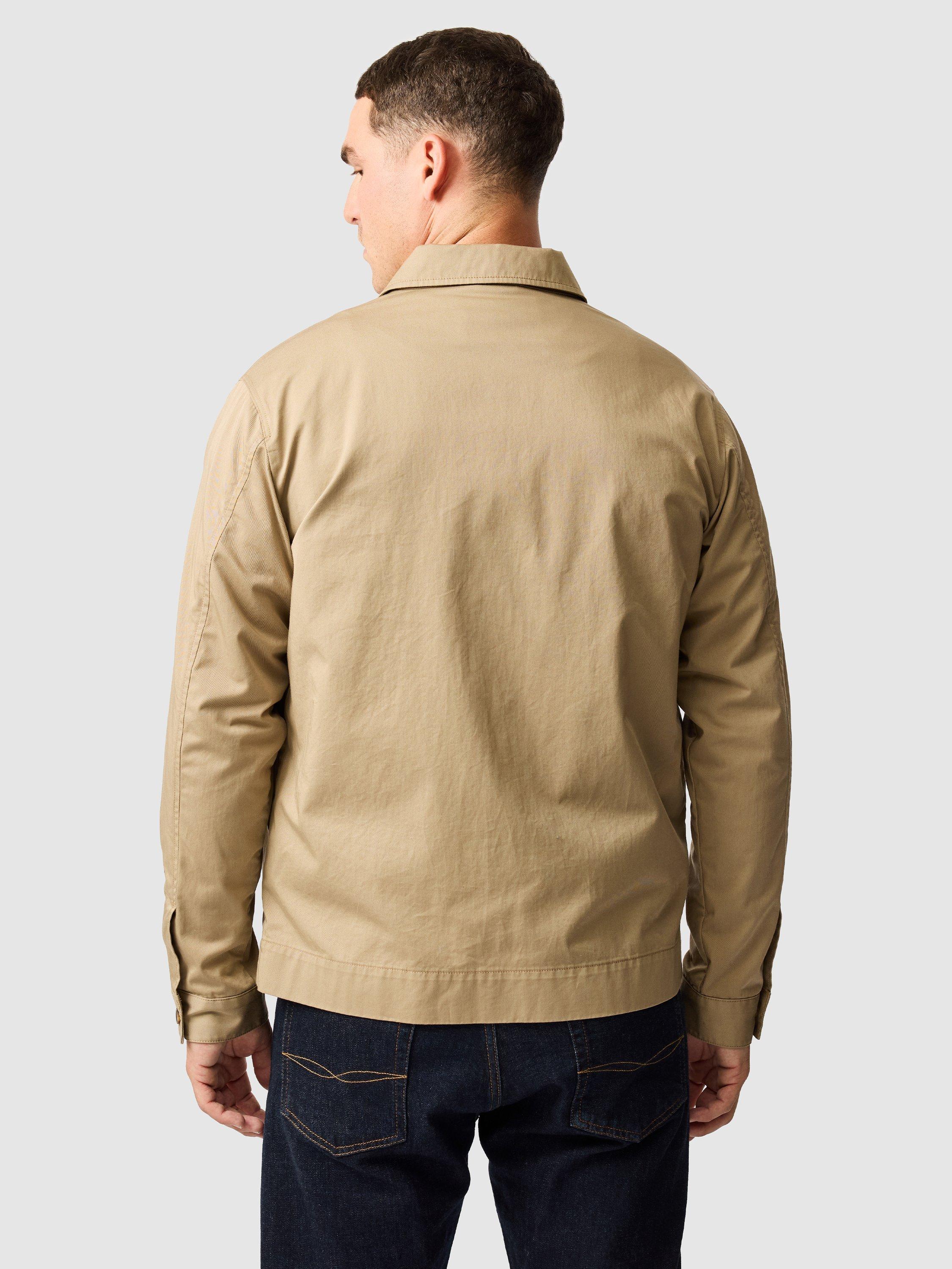 Product image 3 of 5, which shows Rodd & Gunn Woody Island Cotton Water Resistant Shacket, Wheat, XS