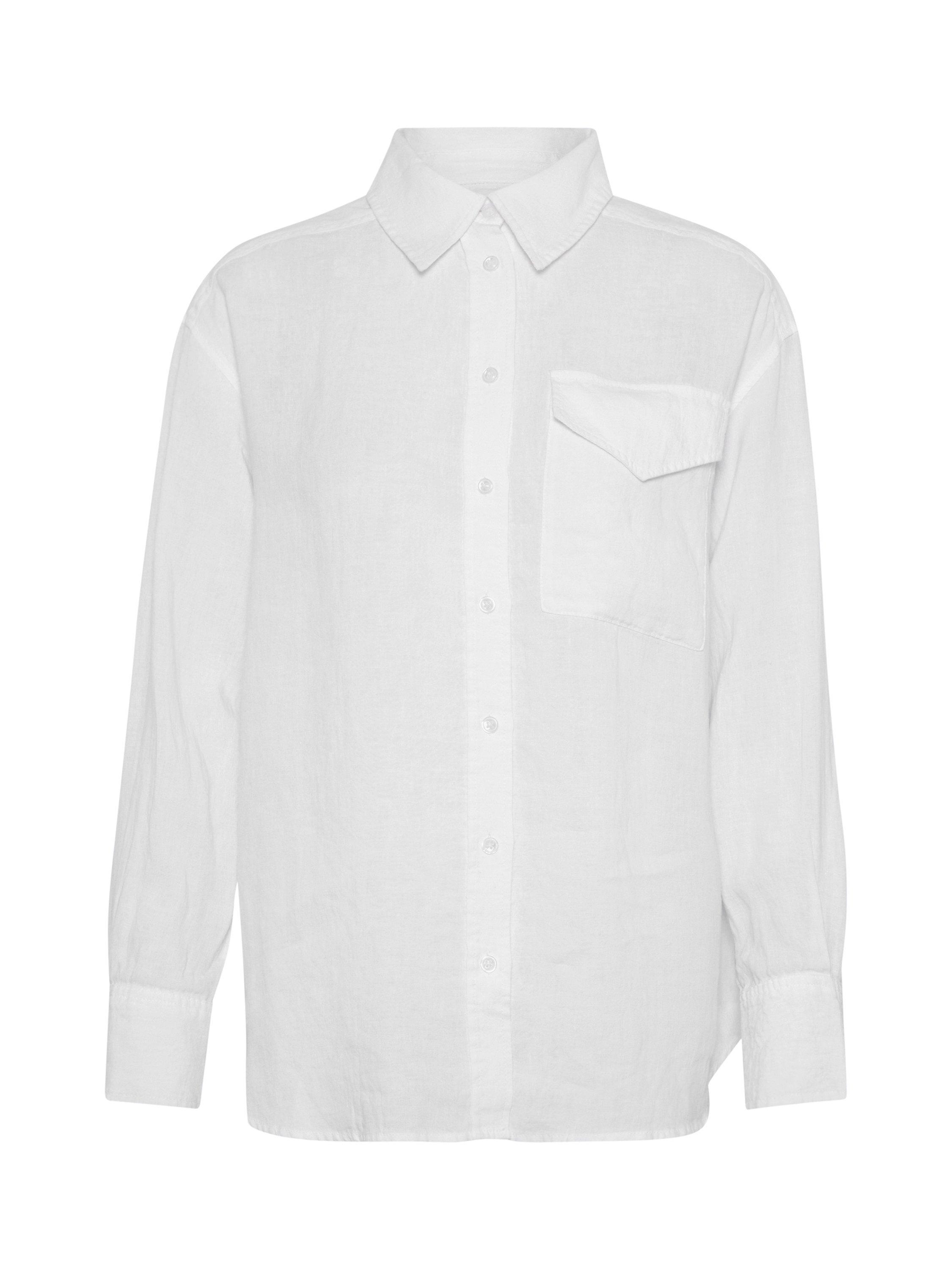 Product image 5 of 6, which shows Part Two Nuvin Linen Shirt, Bright White, 10