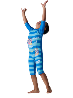 Brand Threads Kids' Bluey Swim Set, Blue, Blue