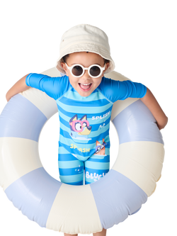 Brand Threads Kids' Bluey Swim Set, Blue - view 2, Blue