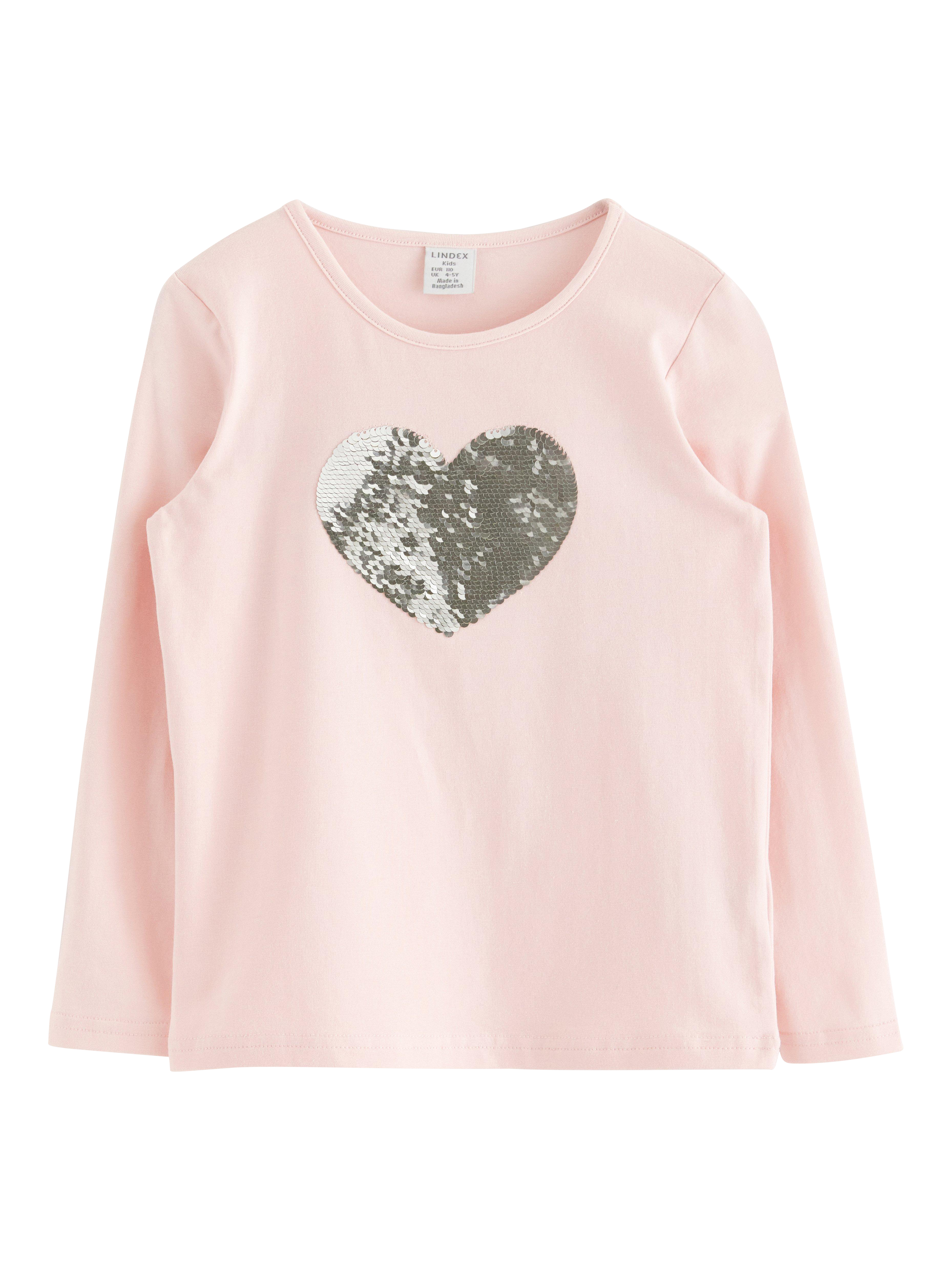 Product image 4 of 6, which shows Lindex Kids' Cotton Blend Top, Light Pink, 4-5 years