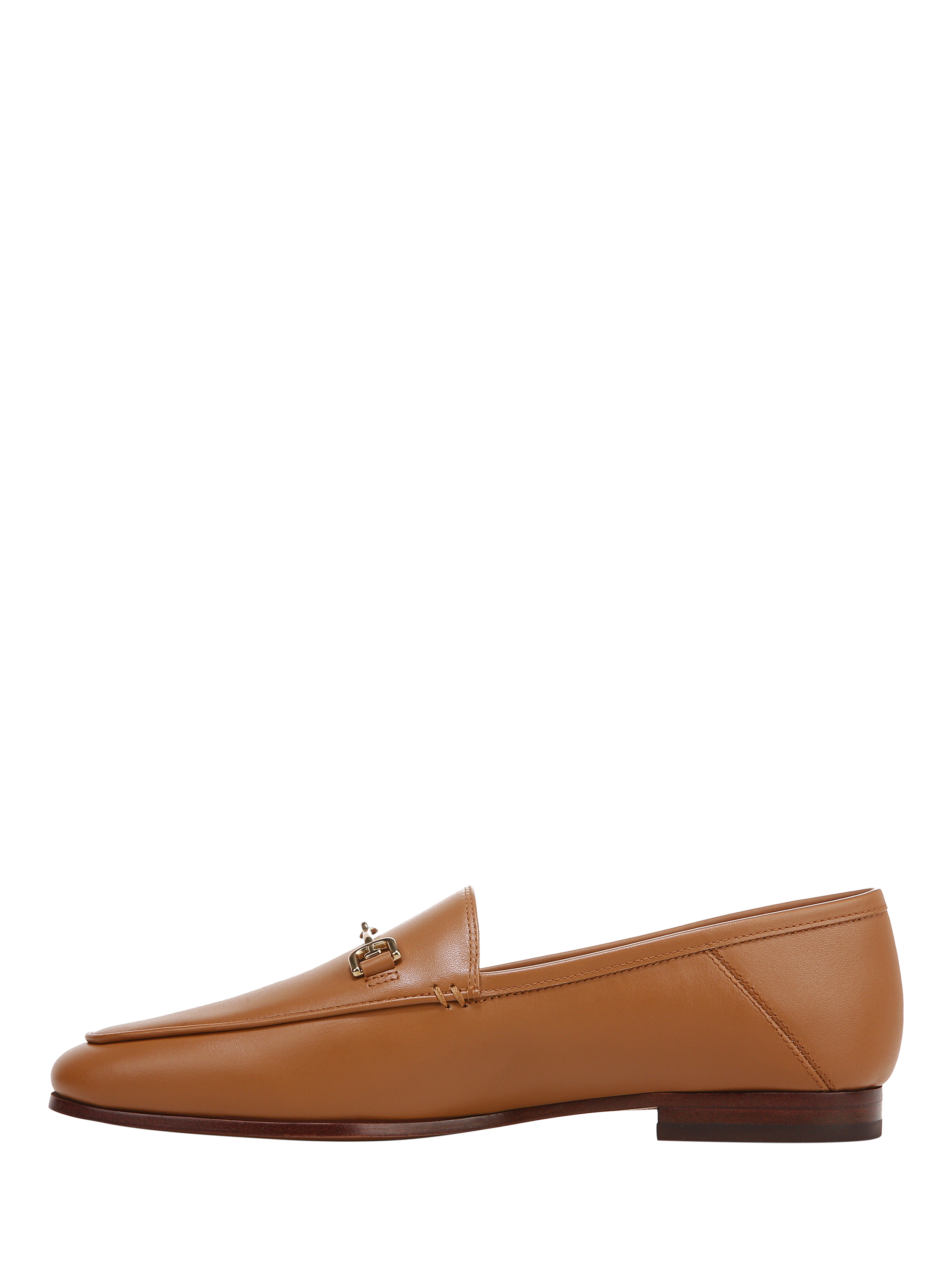 Product image 2 of 6, which shows Sam Edelman Loraine Leather Loafers, Tan, 4