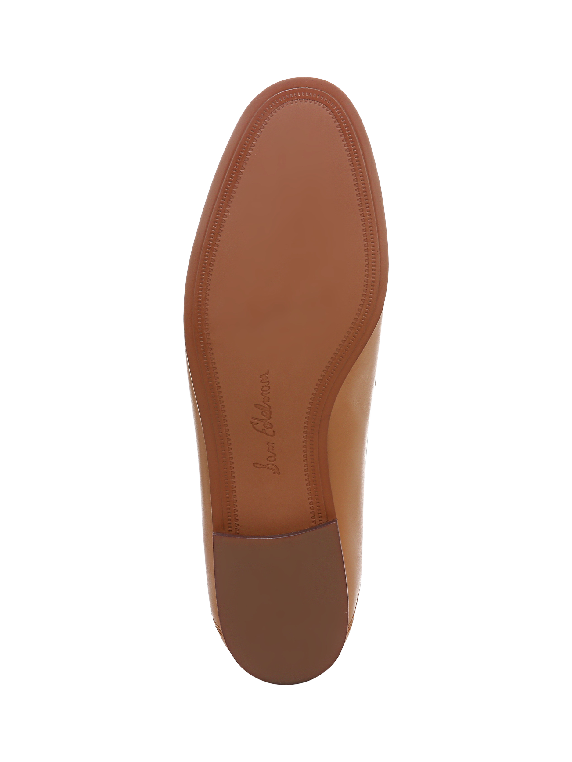 Product image 6 of 6, which shows Sam Edelman Loraine Leather Loafers, Tan, 4