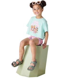 Brand Threads Kids' Paw Patrol Top & Shorts Set, Pink/Multi - view 2, Pink/Multi