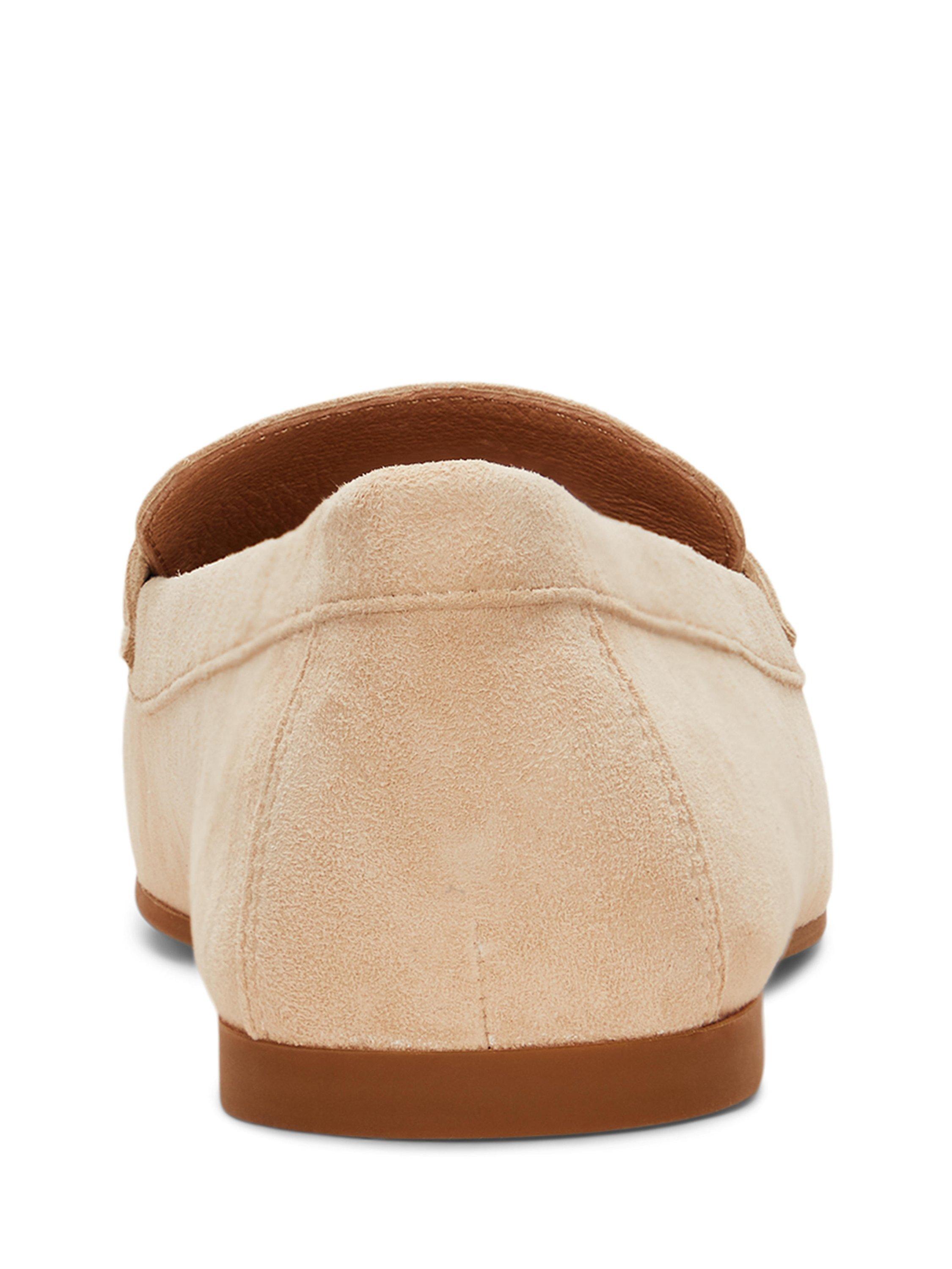 Product image 4 of 4, which shows Lauren Ralph Lauren Averi III Suede Loafers, Beige, 3