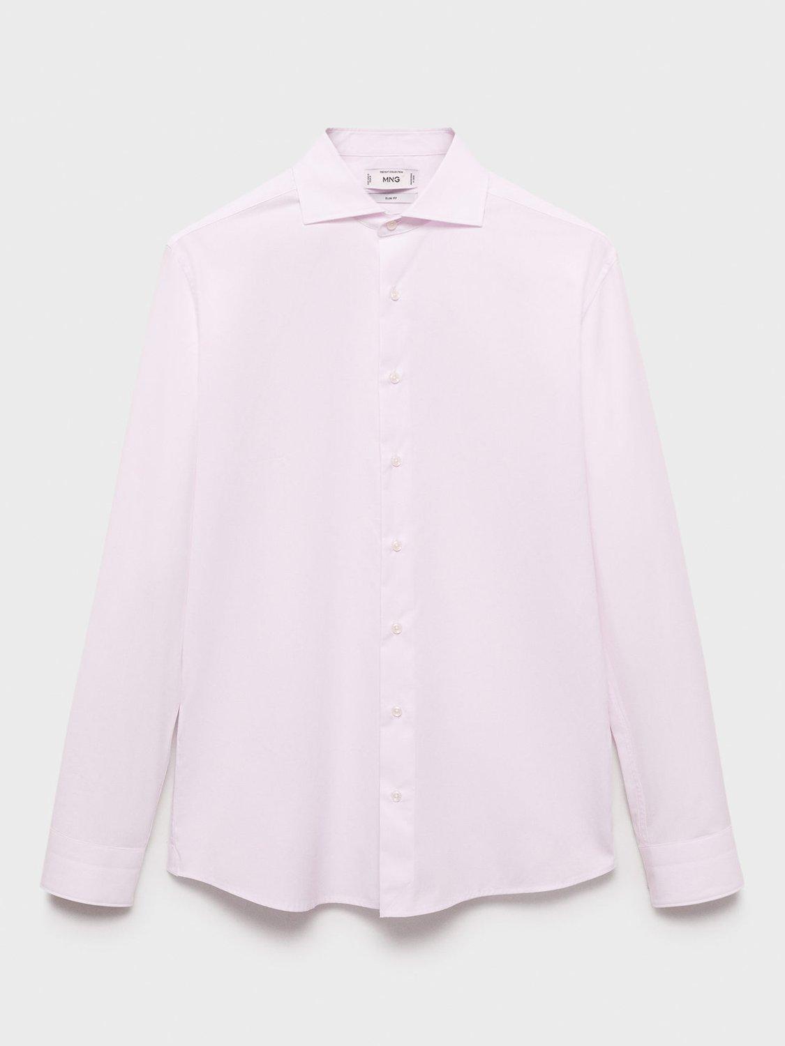 Product image 3 of 8, which shows Mango Lake City Slim Fit Shirt, Mid Pink, L