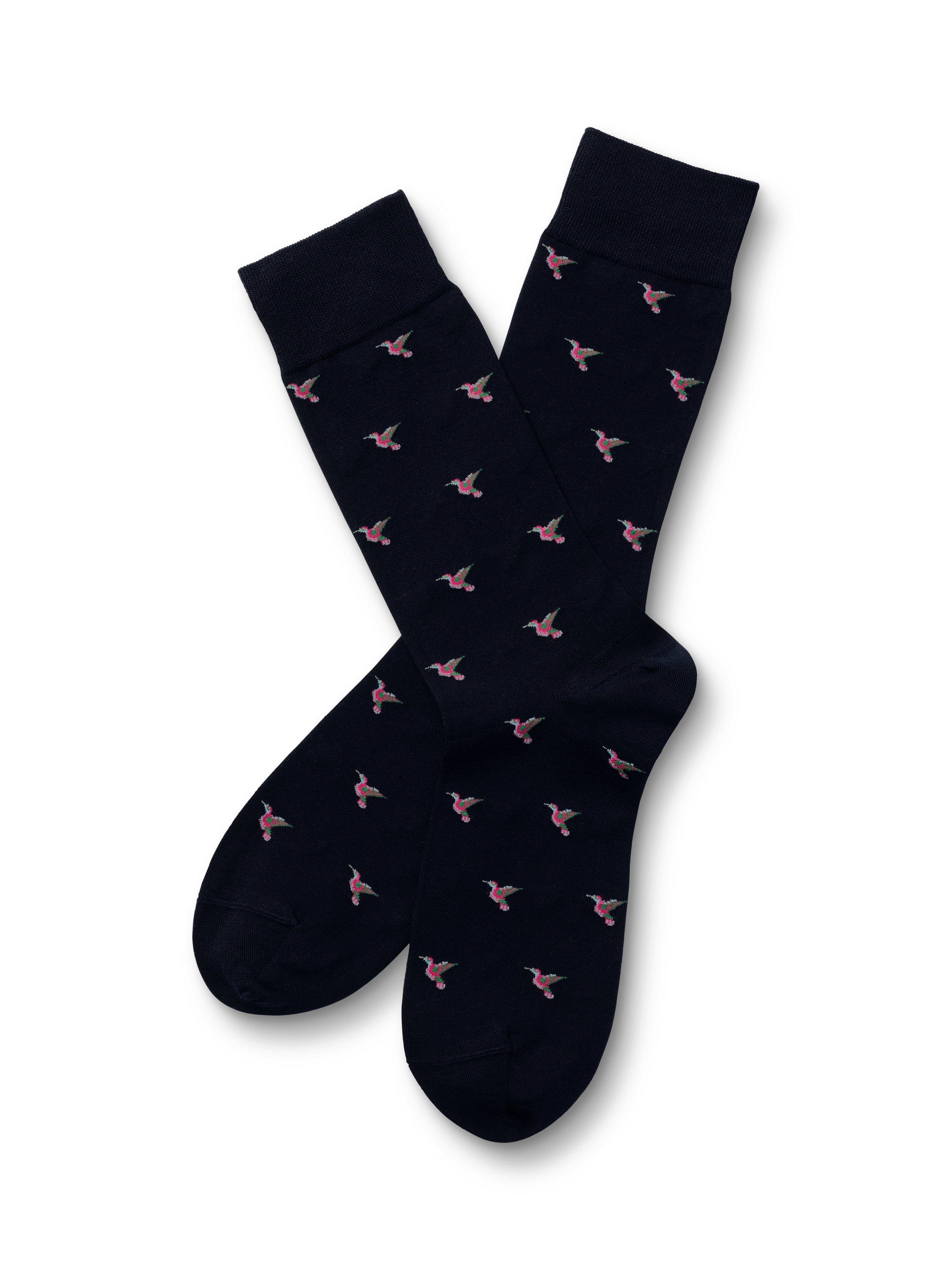 Charles Tyrwhitt Cotton-Rich Socks, French Navy