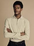 Charles Tyrwhitt Long Sleeve Pocket Polo Shirt, Stone