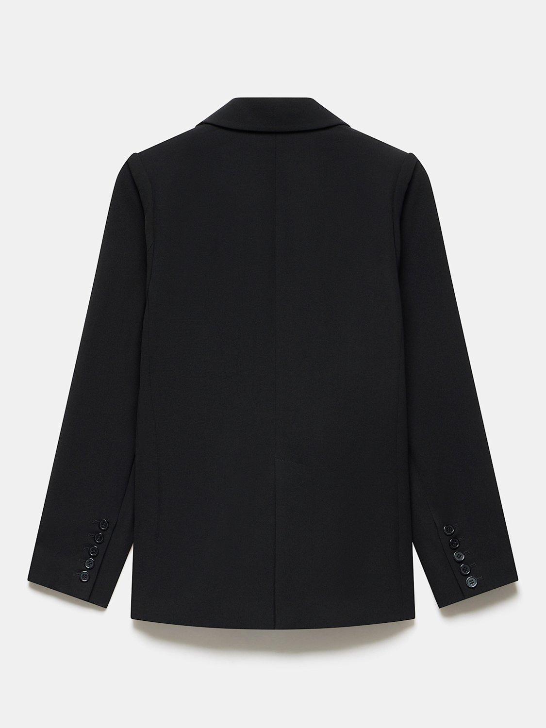 Product image 8 of 8, which shows Mint Velvet Single Breasted Tailored Blazer, Black, S