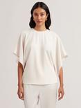 Ted Baker Bat Wing Sleeve Top, White