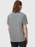 AllSaints Bodega Cotton Blend Crew Neck T-Shirt, Grey Graphite