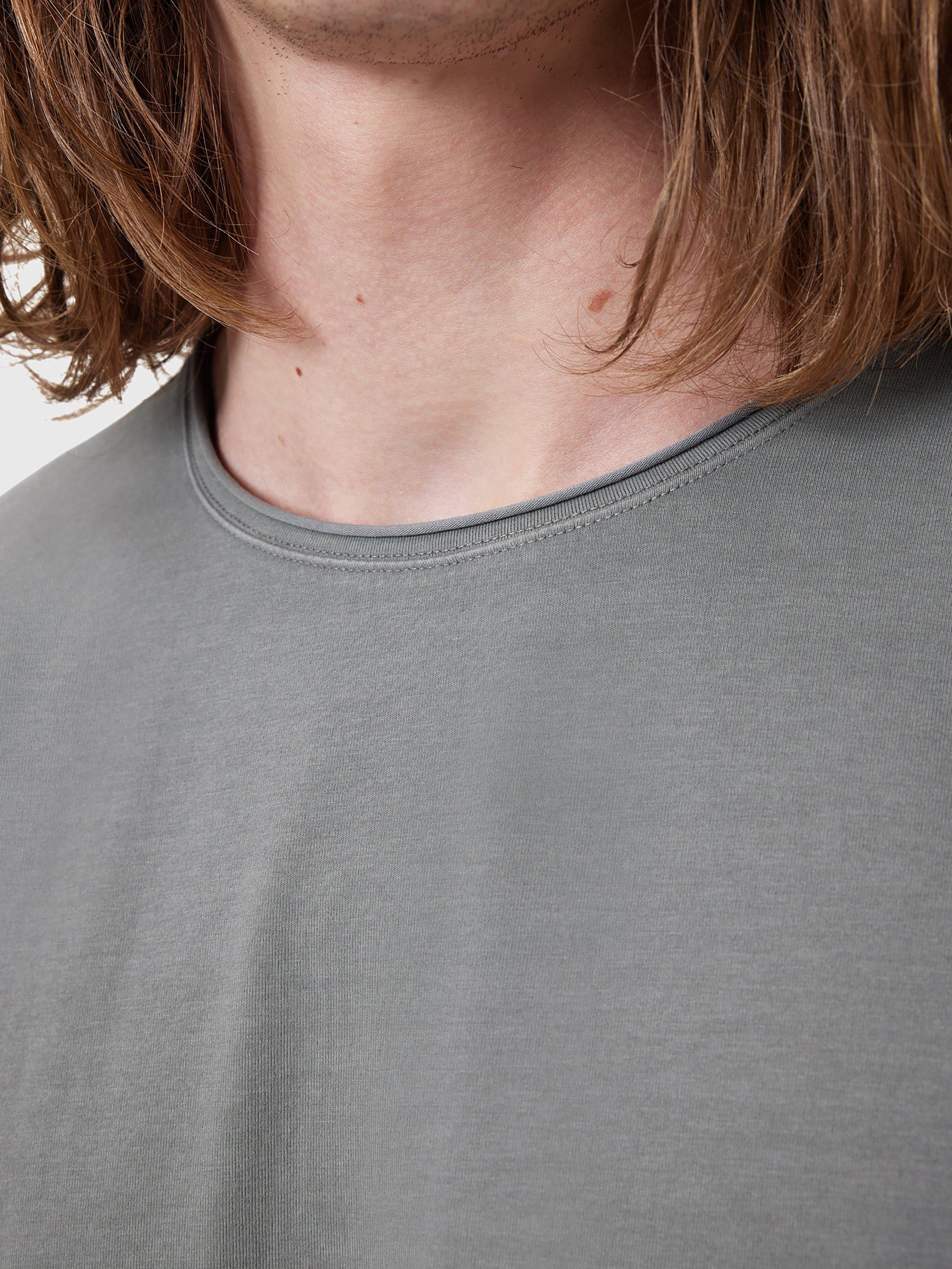 Product image 5 of 5, which shows AllSaints Bodega Cotton Blend Crew Neck T-Shirt, Grey Graphite, XS