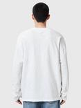AllSaints Foster Organic Cotton Long Sleeve Tee