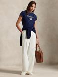 Polo Ralph Lauren Wimbledon 2025 Crest T-Shirt, Navy
