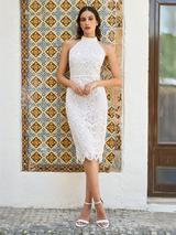 【関税込】PhaseEight ドレス☆Senita Flower Detail Midi Dress Phase Eight Petite Senita Flower Detail Midi Dress, Eau De Nil