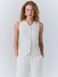 Ghost Bonnie Waistcoat, Ivory