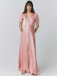 Ghost Delphine Satin Bridesmaid Dress