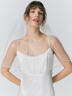 Ghost Winslet Satin Maxi Wedding Dress, Ivory, Ivory