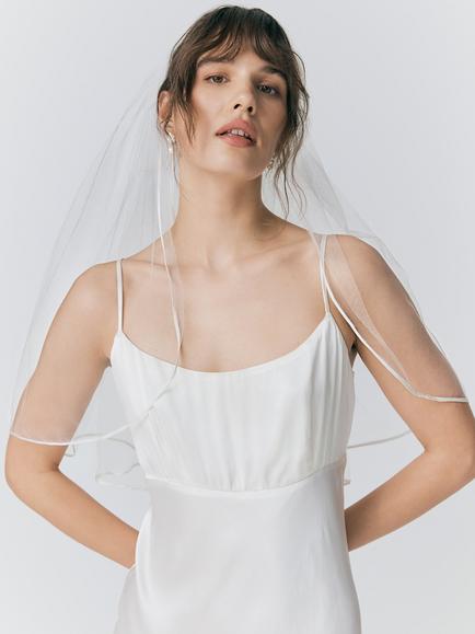 Ghost Winslet Satin Maxi Wedding Dress, Ivory, Ivory