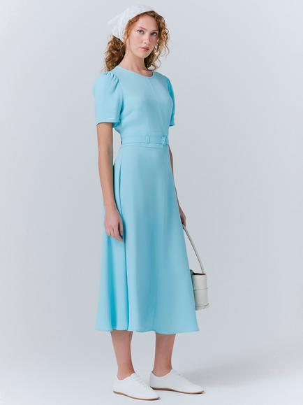 Ghost Jasmine Belted Midi Dress - view 2, Turquoise Green