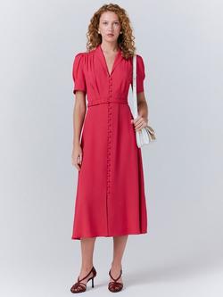 Ghost Rowan Shirt Tea Dress - view 2, Bright Pink